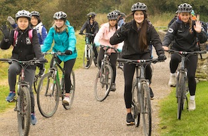 NCS Group cycling in the Midlands