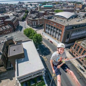 Urban Building Abseiling
